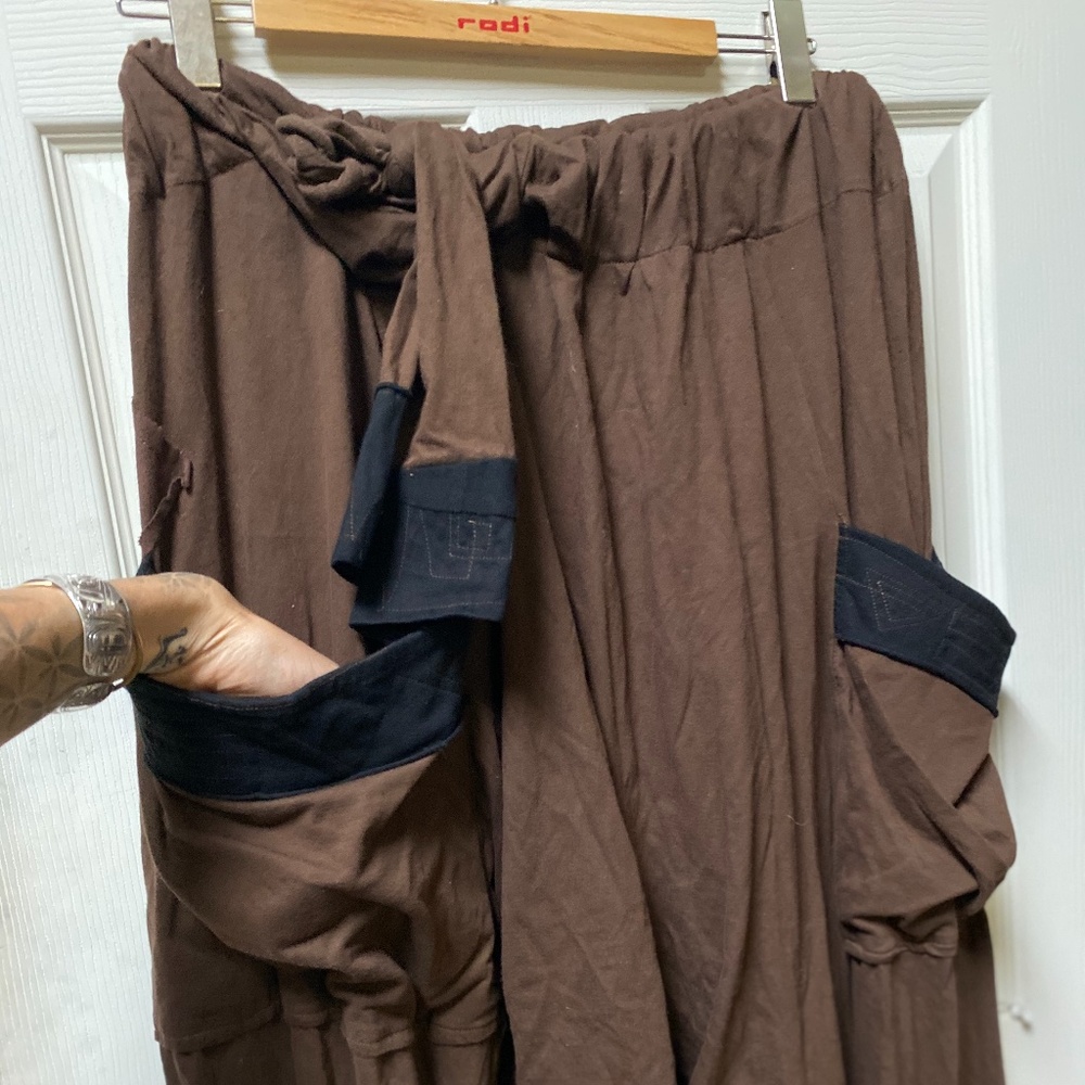 Drop crotch Ninja pants